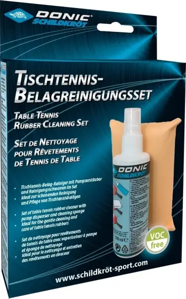 Набір для чищення ракеток Donic CLEANING SET жовтий 828529
