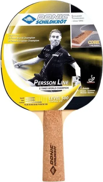 Ракетка для настільного тенісу Donic PERSSON 500 світло-коричнева 728451