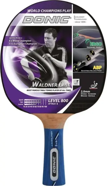 Ракетка для настільного тенісу Donic WALDNER 800 синя 754882