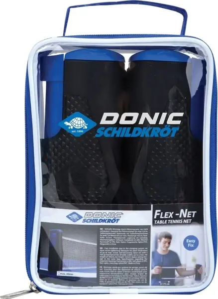 Сітка для настільного тенісу Donic FLEX чорно-синя 808334