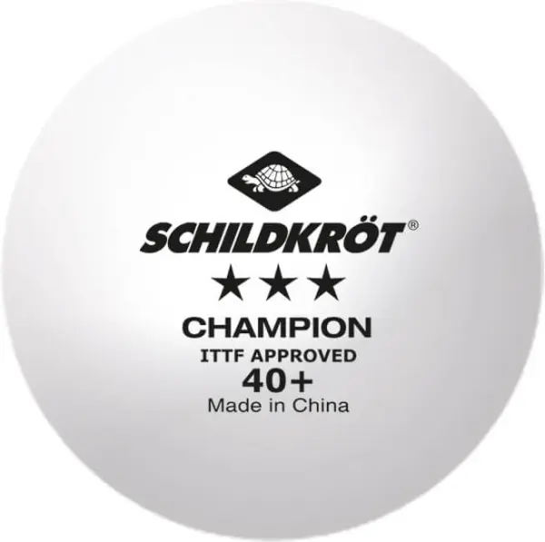 Набір м'ячів для настільного тенісу Donic CHAMPION ITTF 3* 40+ білий (3 штуки) 608540