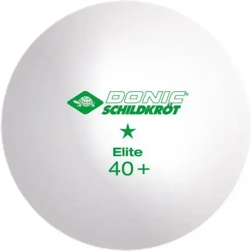 Набір м'ячів для настільного тенісу Donic ELITE 1* білий (6 штук) 608510
