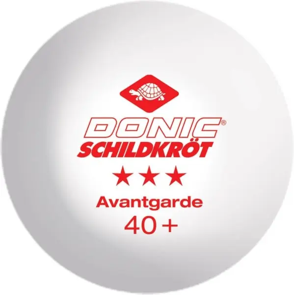 Набір м'ячів для настільного тенісу Donic EXCLUSIVE (ADVANTGARDE) 3* 40+ білий (3 штуки) 608334-40+