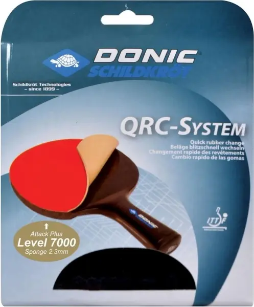 Набір накладок для ракеток Donic QRC LEVEL 7000 LIGA чорно-червоний 752579