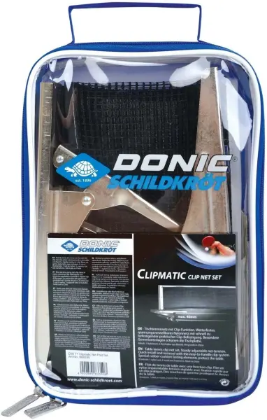 Сетка для настольного тенниса Donic CLIPMATIC черная 808335