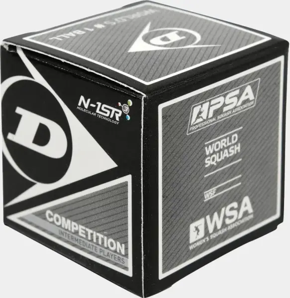 Мяч для сквоша Dunlop COMPETITION черно-белый Competition