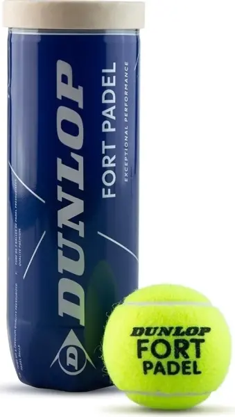Набір м'ячів для падл-тенісу Dunlop FORT PADEL 3PET жовтий (3 штуки) 601555