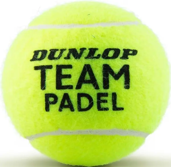 Набір м'ячів для падл-тенісу Dunlop TEAM PADEL 3PET жовтий (3 штуки) 601553