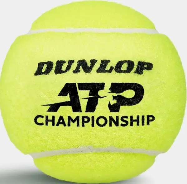 Набір м'ячів для тенісу Dunlop ATP CHAMPIONSHIP 3B жовтий (3 штуки) 601626