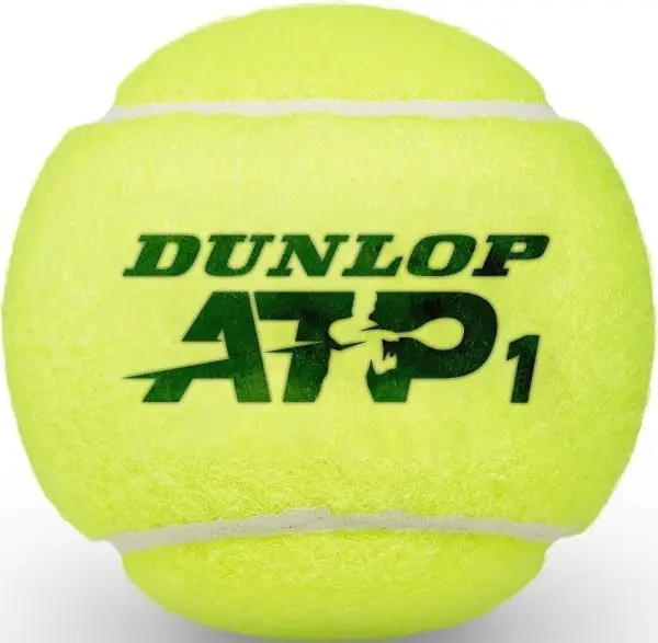 Набір м'ячів для тенісу Dunlop ATP OFFICIAL 3B жовтий (3 штуки) 601313