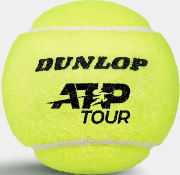 Набір м'ячів для тенісу Dunlop ATP TOUR 4B жовтий (4 штуки) 601599