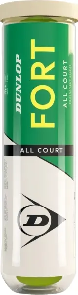 Набір м'ячів для тенісу Dunlop FORT ALL COURT TS 4B жовтий (4 штуки) 601607