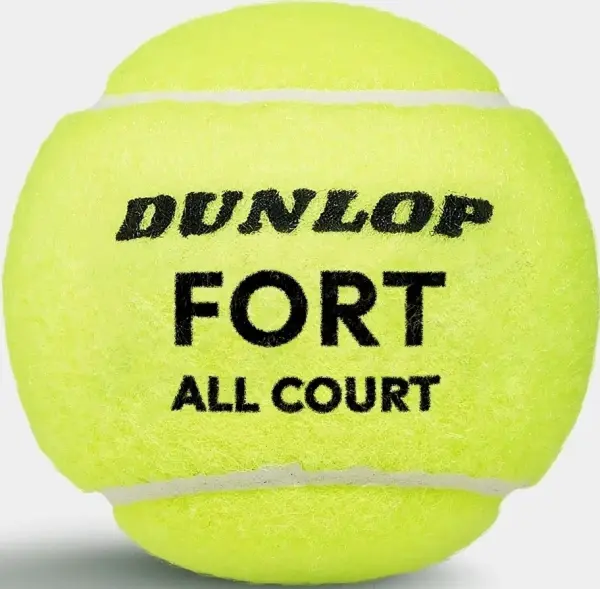 Набір м'ячів для тенісу Dunlop FORT ALL COURT TS 4B жовтий (4 штуки) 601607