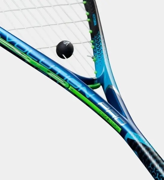 Ракетка для сквошу Dunlop HYPERFIBRE+ EVOLUTION PRO NH темно-синьо-блакитно-салатова 773252US