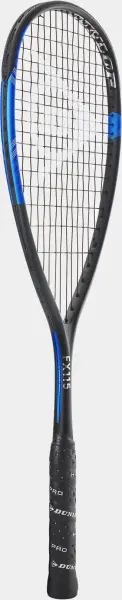Ракетка для сквоша Dunlop SR FX115 NH черно-синяя 10351961