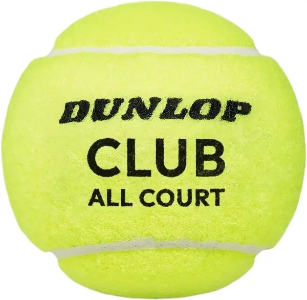 Набор мячей для тенниса Dunlop CLUB ALL COURT 3B желтый (3 штуки) 601629