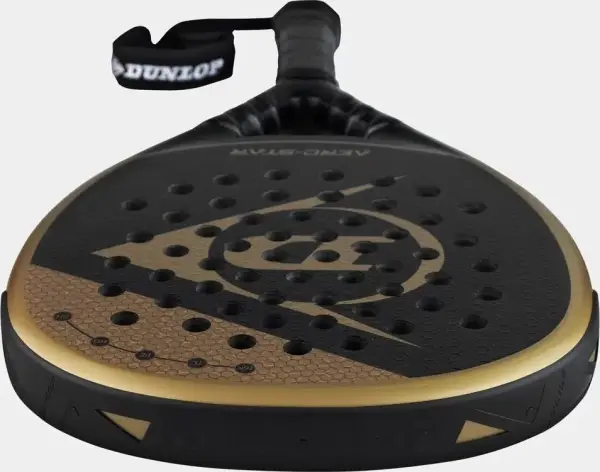 Ракетка для падл-тенісу Dunlop AERO-STAR 2023 чорно-золота 10335746