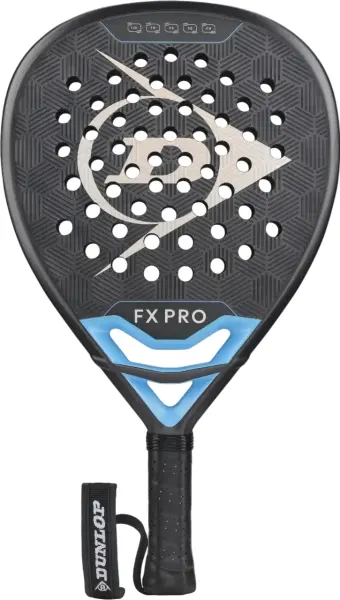 Ракетка для падл-тенісу Dunlop FX PRO 2026 чорно-блакитна 10370734