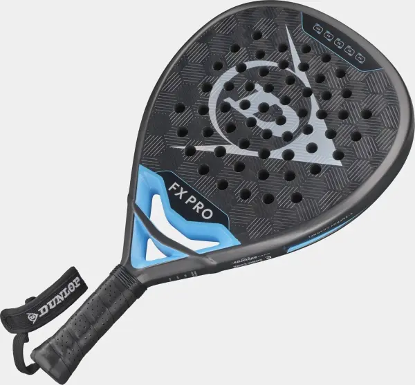 Ракетка для падл-тенісу Dunlop FX PRO 2026 чорно-блакитна 10370734