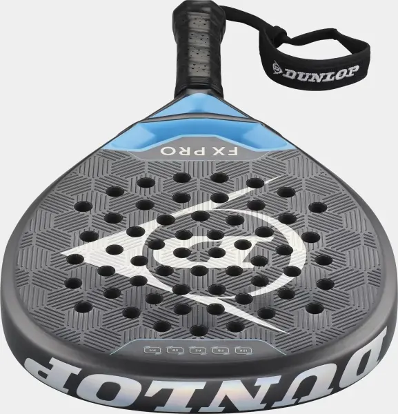 Ракетка для падл-тенісу Dunlop FX PRO 2026 чорно-блакитна 10370734