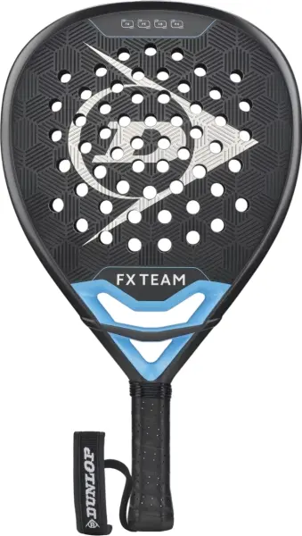 Ракетка для падл-тенісу Dunlop FX TEAM 2026 чорно-блакитна 10370736