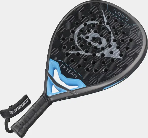 Ракетка для падл-тенісу Dunlop FX TEAM 2026 чорно-блакитна 10370736