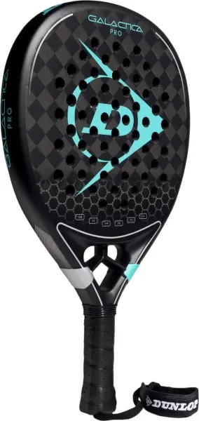 Ракетка для падл-тенісу Dunlop GALACTICA PRO 2025 чорно-темно-бірюзова 10359940