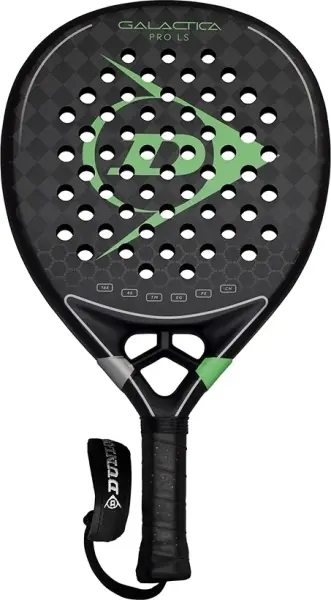 Ракетка для падл-тенісу Dunlop GALACTICA PRO LS 2025 чорно-зелена 10359941