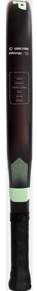 Ракетка для падл-тенісу Dunlop GALACTICA PRO LS 2025 чорно-зелена 10359941