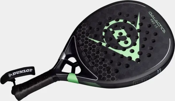 Ракетка для падл-тенісу Dunlop GALACTICA PRO LS 2025 чорно-зелена 10359941