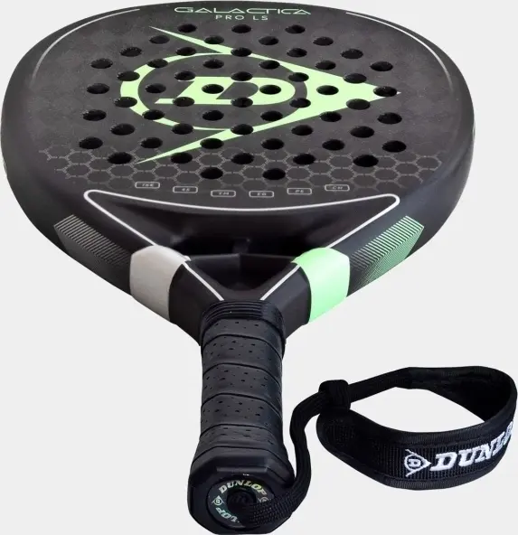 Ракетка для падл-тенісу Dunlop GALACTICA PRO LS 2025 чорно-зелена 10359941