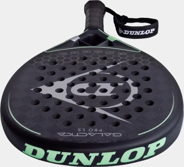 Ракетка для падл-тенісу Dunlop GALACTICA PRO LS 2025 чорно-зелена 10359941