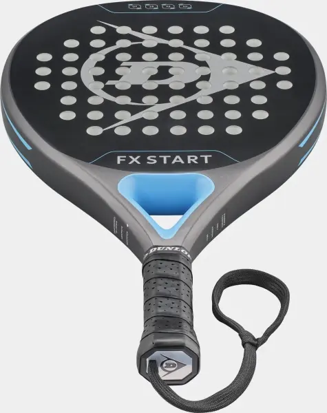 Ракетка для падл-тенісу Dunlop PRT FX START 2026 чорно-блакитна 10370745