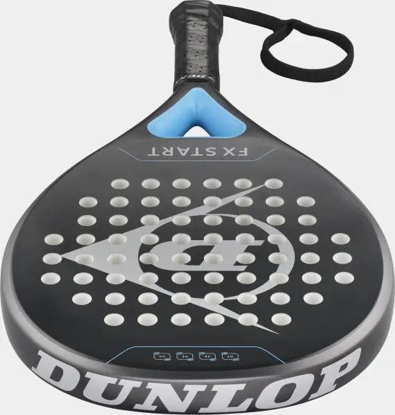 Ракетка для падл-тенісу Dunlop PRT FX START 2026 чорно-блакитна 10370745