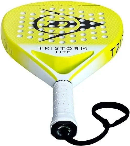 Ракетка для падл-тенісу Dunlop TRISTORM LITE 2025 жовто-біла 10359947