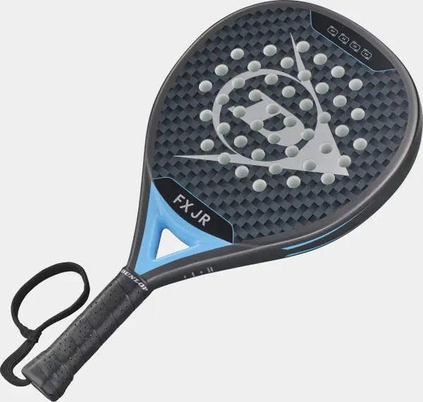 Ракетка для падл-тенісу дитяча Dunlop FX JUNIOR 2026 чорно-блакитна 10370738
