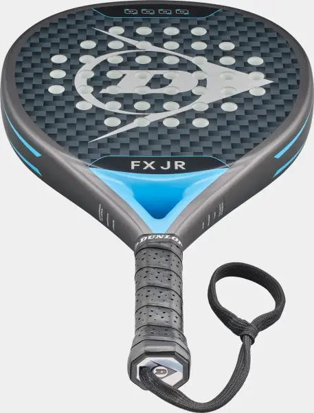 Ракетка для падл-тенісу дитяча Dunlop PRT FX JUNIOR 2026 чорно-блакитна 10370746