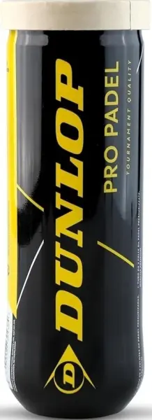 Набір м'ячів для падл-тенісу Dunlop PRO PADEL 3PET жовтий (3 штуки) 601673