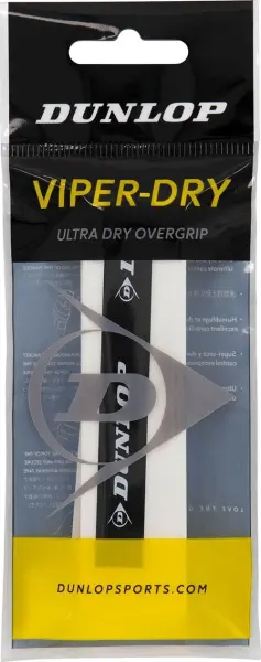 Обмотка для ракеток Dunlop VIPERDRY OVERGRIP біла 10304772