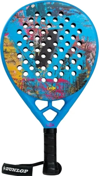 Ракетка для падл-тенісу Dunlop GALACTICA OS NISSE блакитно-жовто-рожева 10376501