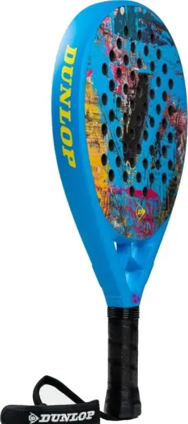 Ракетка для падл-тенісу Dunlop GALACTICA OS NISSE блакитно-жовто-рожева 10376501