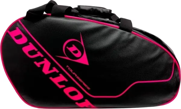 Сумка-рюкзак для тенісу Dunlop TOUR INTRO CARBON PRO чорно-рожева 10316692