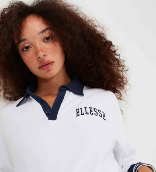 Свитшот женский Ellesse CROCETTA бело-темно-синий SGV20265-908