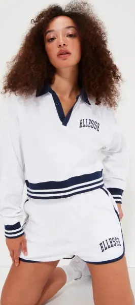 Свитшот женский Ellesse CROCETTA бело-темно-синий SGV20265-908