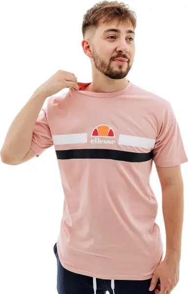 Футболка Ellesse APREL світло-рожево-біло-чорна SHR06453-808