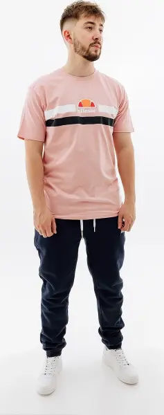 Футболка Ellesse APREL світло-рожево-біло-чорна SHR06453-808