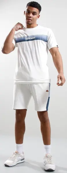 Шорты Ellesse TURI бело-голубо-темно-синие SHR17435-904