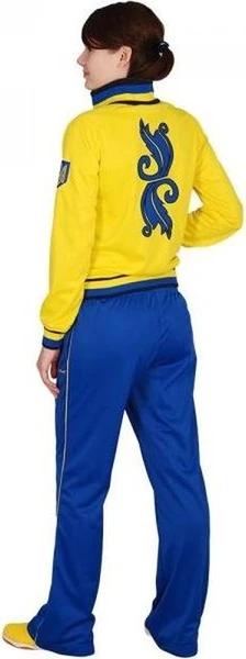 Спортивный костюм женский Europaw Украина желто-синий europaw299