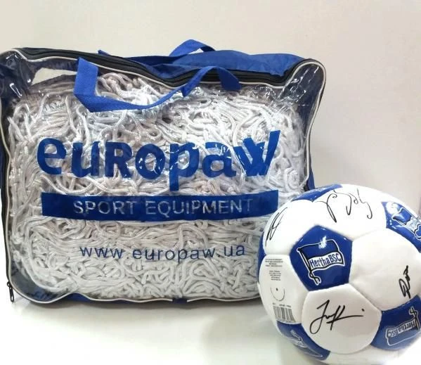 Сітка Europaw для великих футбольних воріт 11х11 (вузлова) europaw334