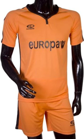 Футбольная форма Europaw 009 оранжево-черная europaw28